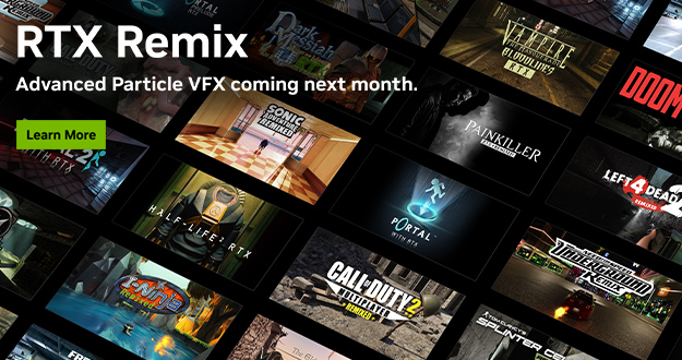 全新的 NVIDIA RTX Remix進階高級粒子視覺特效在《雷神之鎚 III 競技場》RTX 試玩版率先亮相